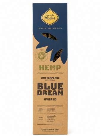 INCENSO SAGRADA MADRE LINEA HEMP SONHO AZUL