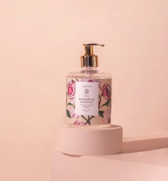 SABONETE LIQ MAGNOLIA PACIFICA 350ML LENVIE