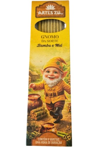INCENSO DOS GNOMOS DA SORTE (BAMBU E MEL)
