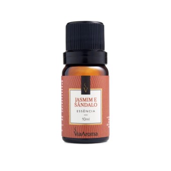 ESSENCIA VIA AROMA 10ML CLASSICA JASMIM E SANDALO