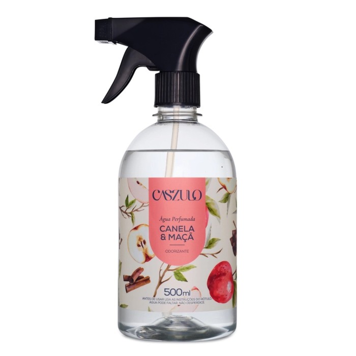 AGUA PERFUMADA CASZULO 500ML CANELA E MACA