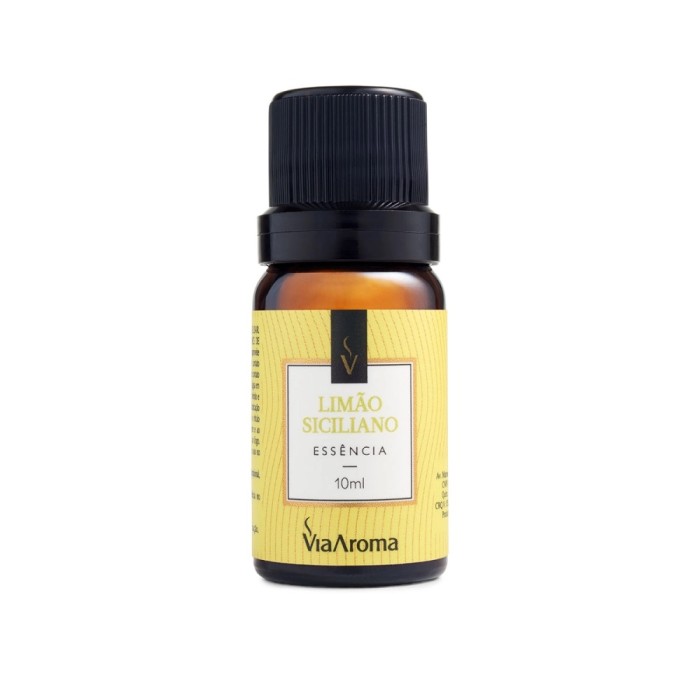 ESSENCIA VIA AROMA 10ML CLASSICA LIMAO SICILIANO