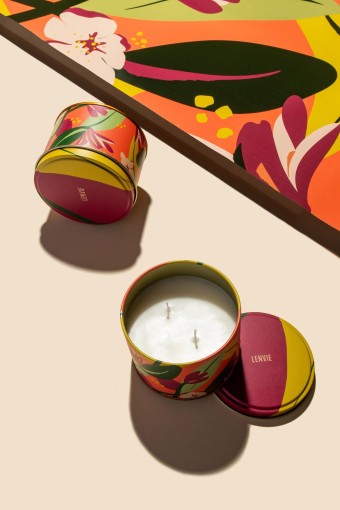 VELA PERFUMADA LATA MAGNOLIA 250G LENVIE