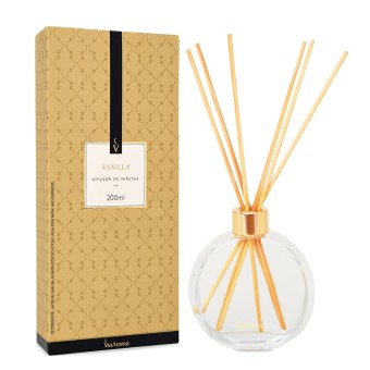 DIFUSOR DE VARETAS 200ML VANILLA VIA AROMA