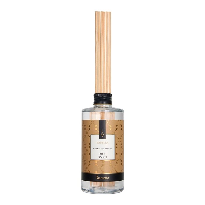  REFIL DIFUSOR DE VARETAS 250ML VANILLA VIA AROMA 