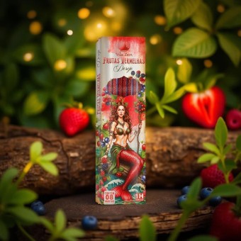 INCENSO VILA ZEN ENCANTO DAS AGUAS FRUTAS VERMELHAS