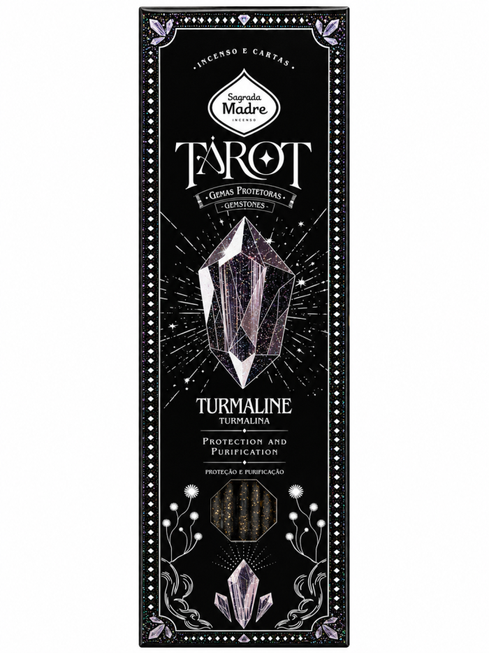 INCENSOSAGRADA MADRE LINHA TAROT GEMAS TURMALINA