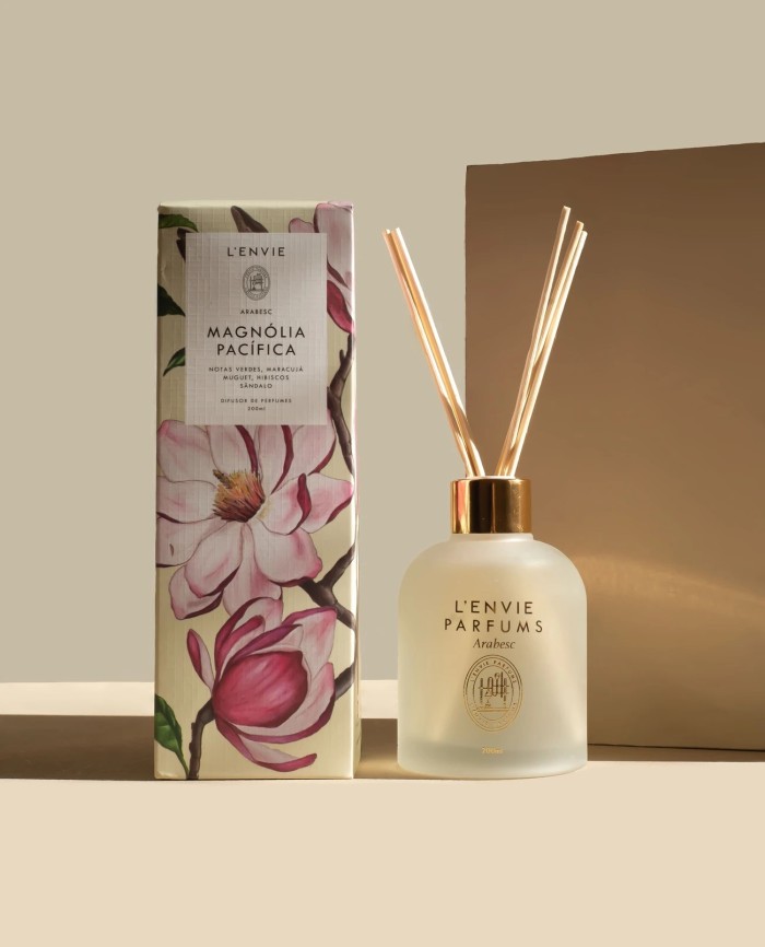 DIFUSOR DE VARETAS MAGNOLIA PACIFICA 200ML LENVIE