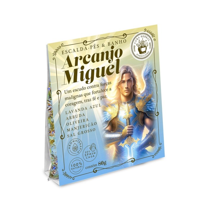 BANHO DO ARCANJO MIGUEL 80G CURA HERBAL