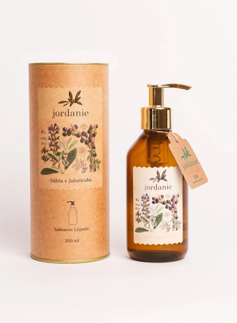 SABONETE LIQUIDO SALVIA E JABUTICABA 200 ML JORDANIE