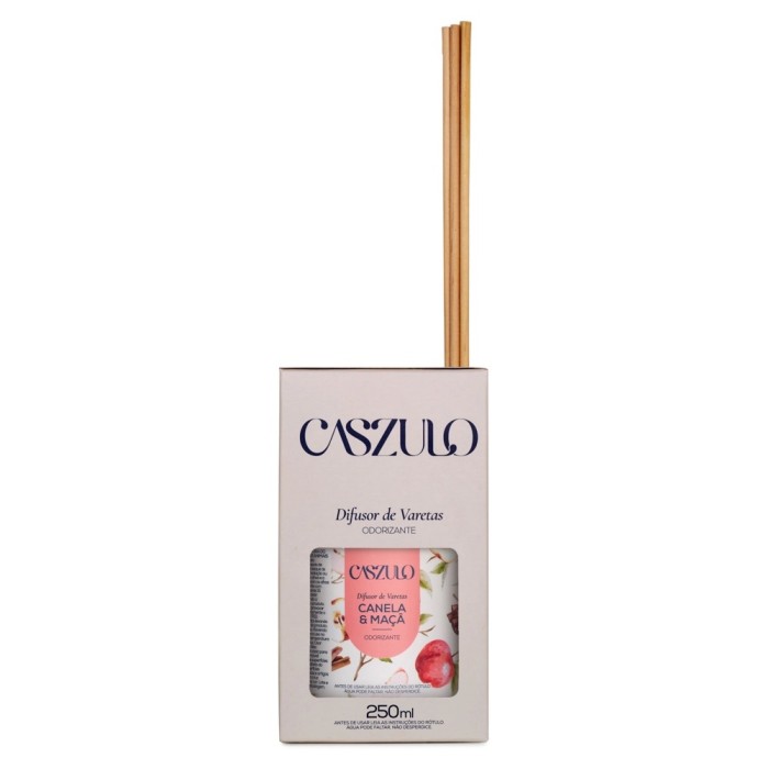 DIF. DE VARETAS CASZULO 250ML CANELA E MACA