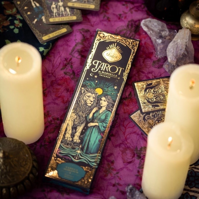 INCENSO SAGRADA MADRE LINHA TAROT MARSELLA BAUNILHA - OLIBANO