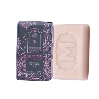 SABONETE VEGETAL LA ROSA 180G MADRESSENZA