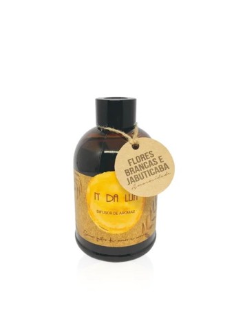 DIFUSOR DE VARETAS FLORES BRANCAS E JABUTICABA  315ML  N DA LUA