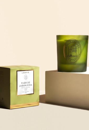 VELA PERFUMADA FLOR DE LARANJEIRA 210G LENVIE