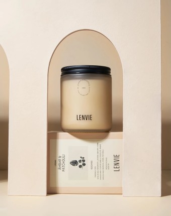 VELA PERF AMBAR e PATCHOULI 190G LENVIE