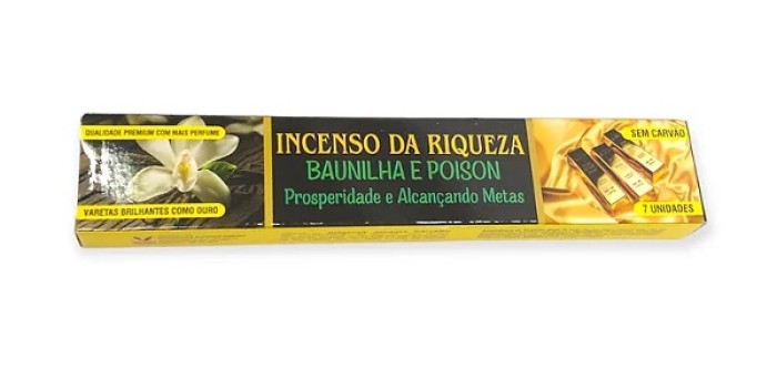 INCENSO DA RIQUEZA BAUNILHA