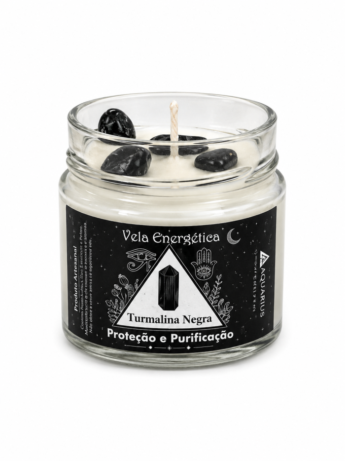 VELA ENERGETICA TURMALINA NEGRA
