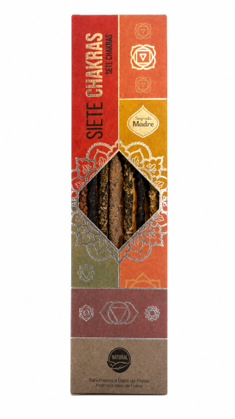 INCIENSO SAGRADA MADRE LINEA 7 CHAKRAS VARETA