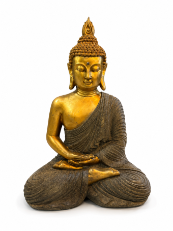 BUDA HINDU CHUMBO C/ DOURADO