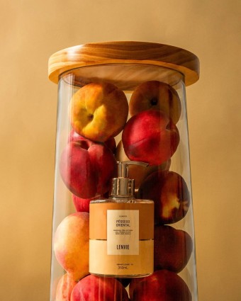 SABONETE LIQUIDO PET PESSEGO 350ML LENVIE