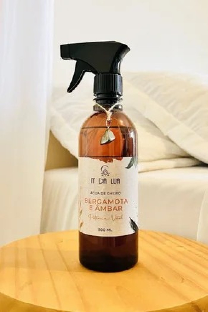 AGUA DE CHEIRO BERGAMOTA E AMBAR 500ML N DA LUA