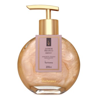 SABONETE LIQUIDO 200ML JASMIM BRANCO  VIA AROMA