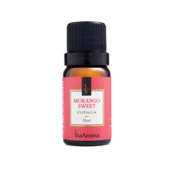 ESSENCIA VIA AROMA 10ML CLASSICA MORANGO SWEET