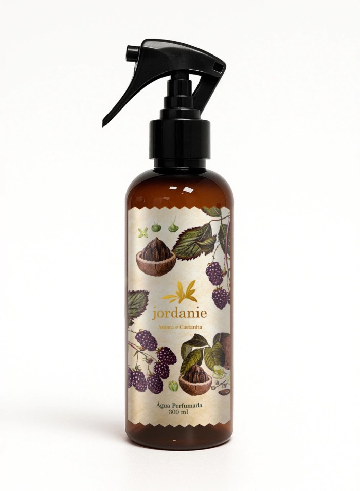 AGUA PERFUMADA AMORA E CASTANHA 300ML JORDANIE