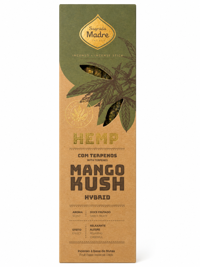 INCENSO SAGRADA MADRE LINEA HEMP - MANGO KUSH