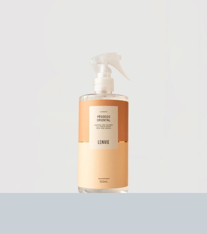 AGUA PERFUMADA PESSEGO ORIENTAL500ML  LENVIE